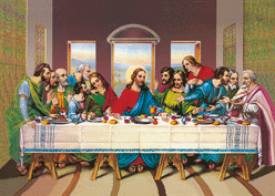 3D立体耶稣最后晚餐牧羊图片